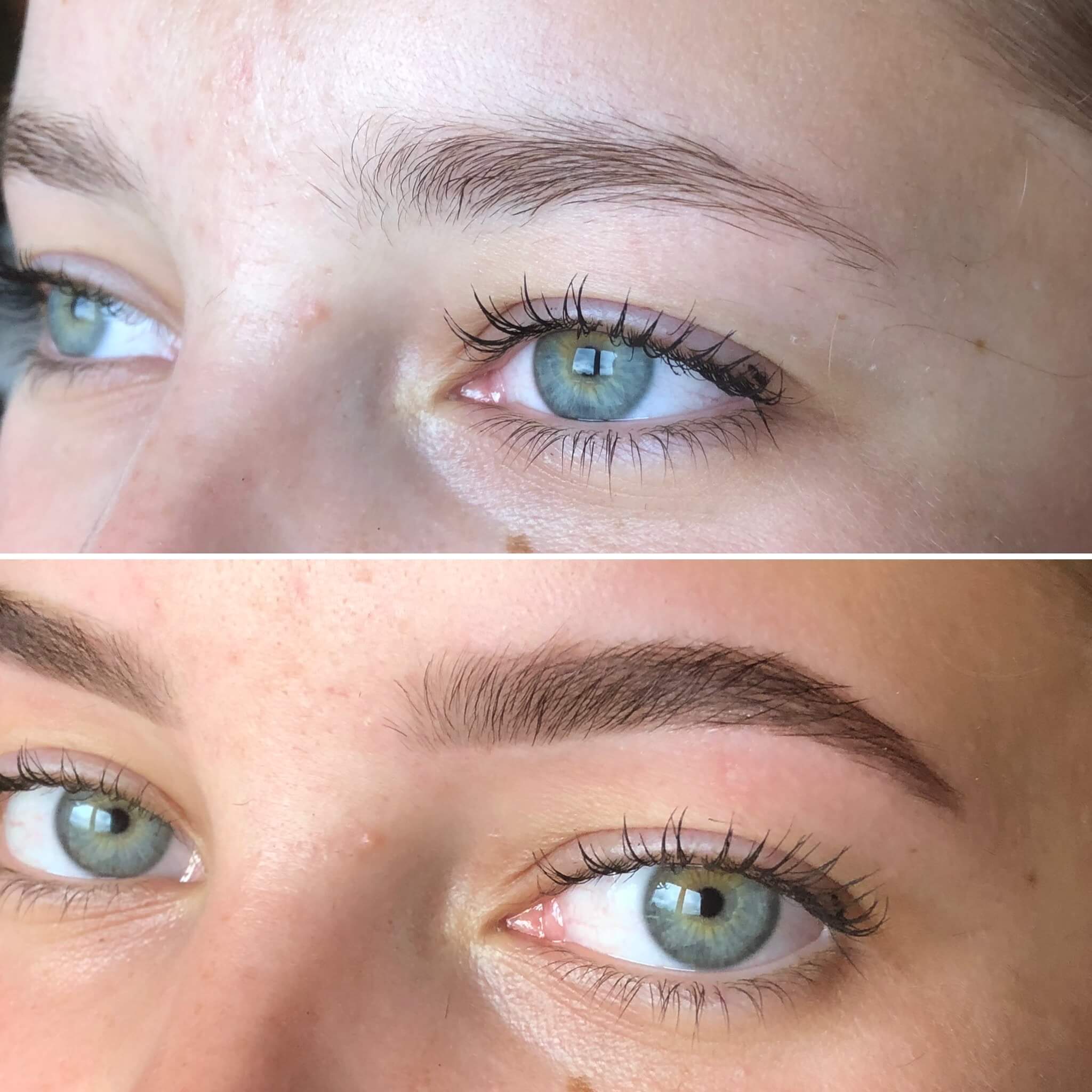 brown henna pudrowa z geometrią brwi kurs szkolenia krakow cosmetology lab